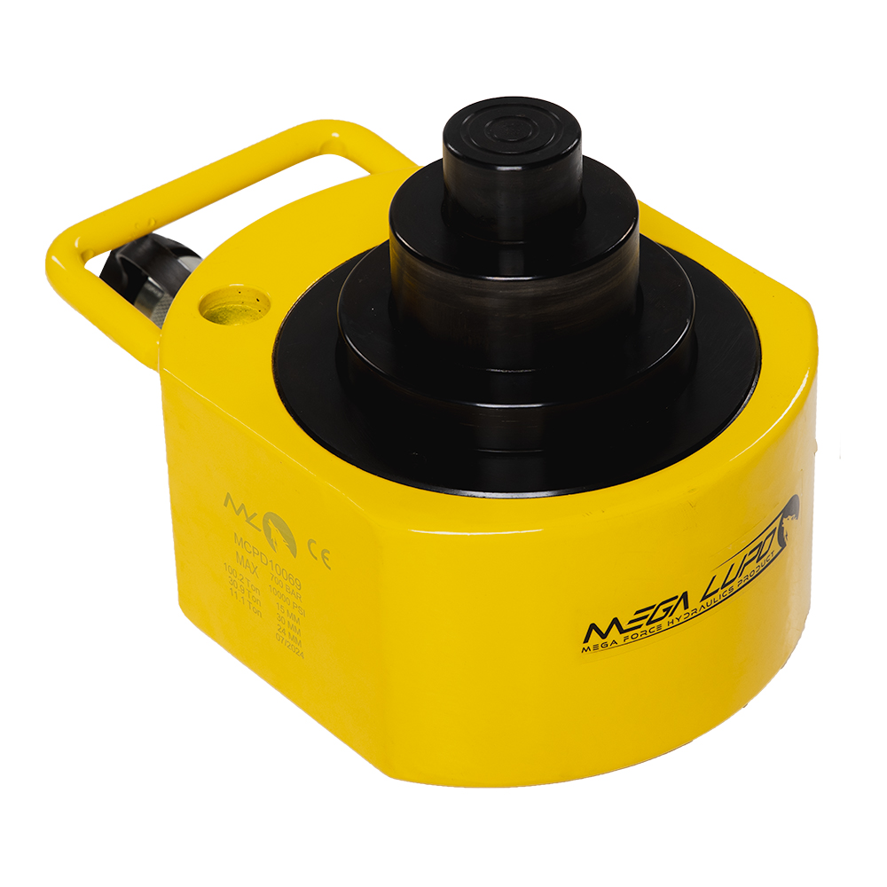 siłowniki płaskie teleskopowe